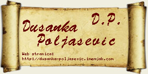 Dušanka Poljašević vizit kartica